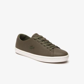 Lacoste Showcourt 2.0 Leather Sneakers Dámské - Tenisky Tmavě Hnědožlutý / Bílé | CZ-XZqC2B